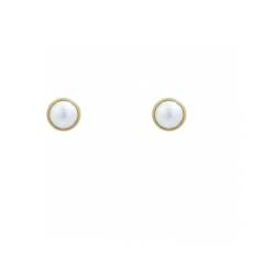 Zag Bijoux Zag Bijoux oorbellen SEM21943-01SEL Pearl gold mini 15 MM