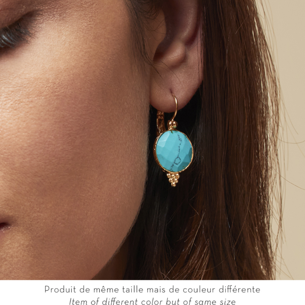 Gas Bijoux Jewelry Gas Bijoux oorbellen 454683 Serti Mother of pearl white earrings gold