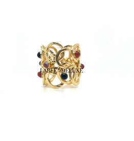 Gas Bijoux Jewelry Gas Bijoux ring 276323 Olympie Cabochons gold