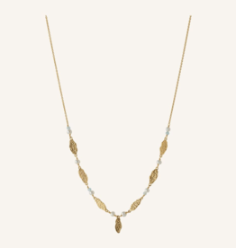 Pernille Corydon Jewellery Pernille Corydon  Jewellery ketting n-428-gp Drifting Dreams Necklace recycled zilver 18k gouden plating 40 - 45 CM