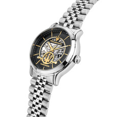 Maserati Maserati R8823118015 Epoca watch automaat (zilver/zwart) 42 mm herenhorloge