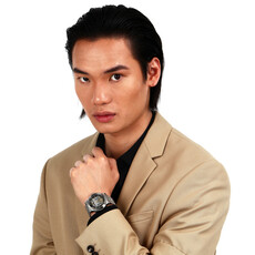 Maserati Maserati R8823118015 Epoca watch automaat (zilver/zwart) 42 mm herenhorloge