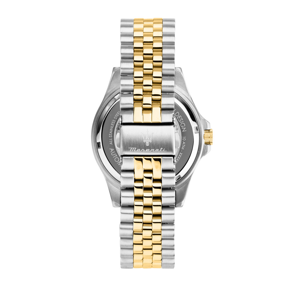 Maserati Maserati R8823140010 Sfida watch automaat (zilver/goud/zwart) 44 mm herenhorloge