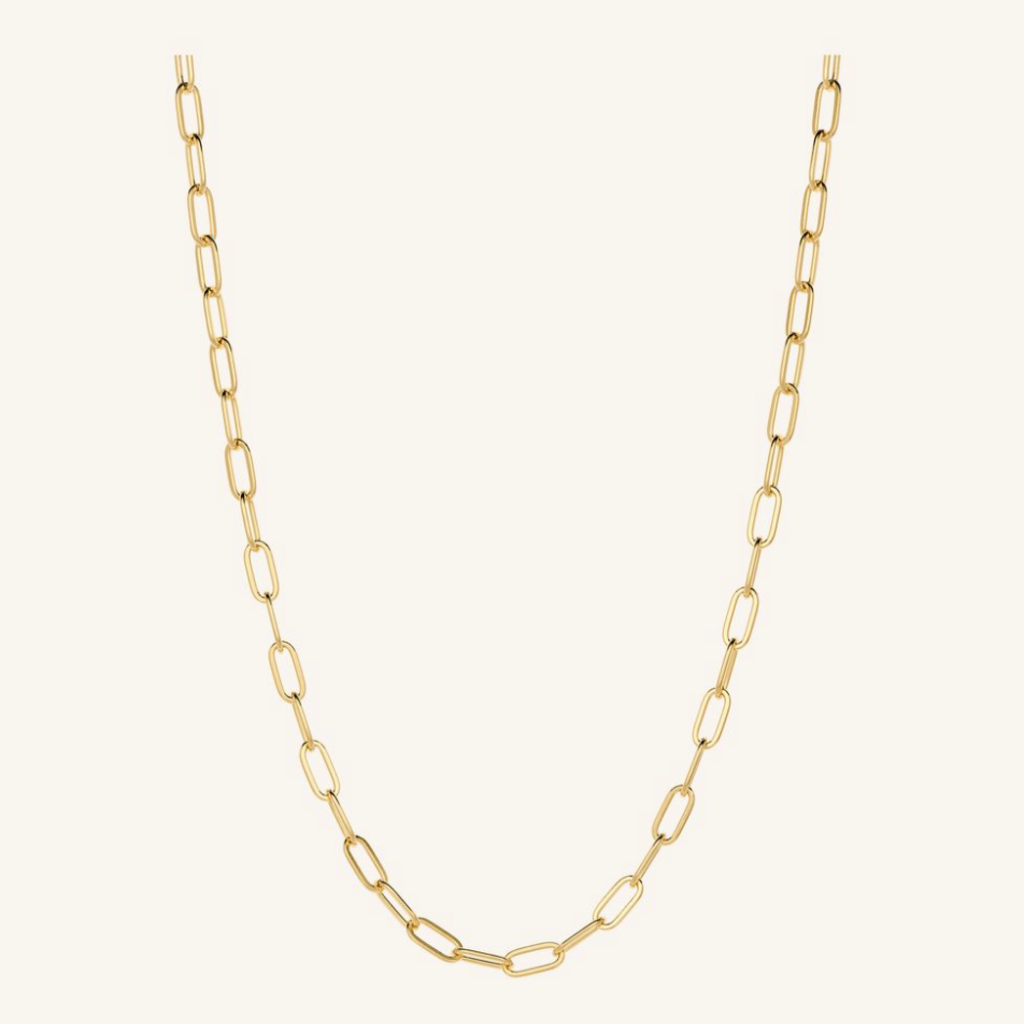 Pernille Corydon Jewellery Pernille Corydon Jewellery ketting n-588-gp Esther necklace recycled silver / gold plated 45 cm