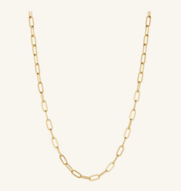 Pernille Corydon Jewellery Pernille Corydon Jewellery ketting n-588-gp Esther necklace recycled silver / gold plated 45 cm