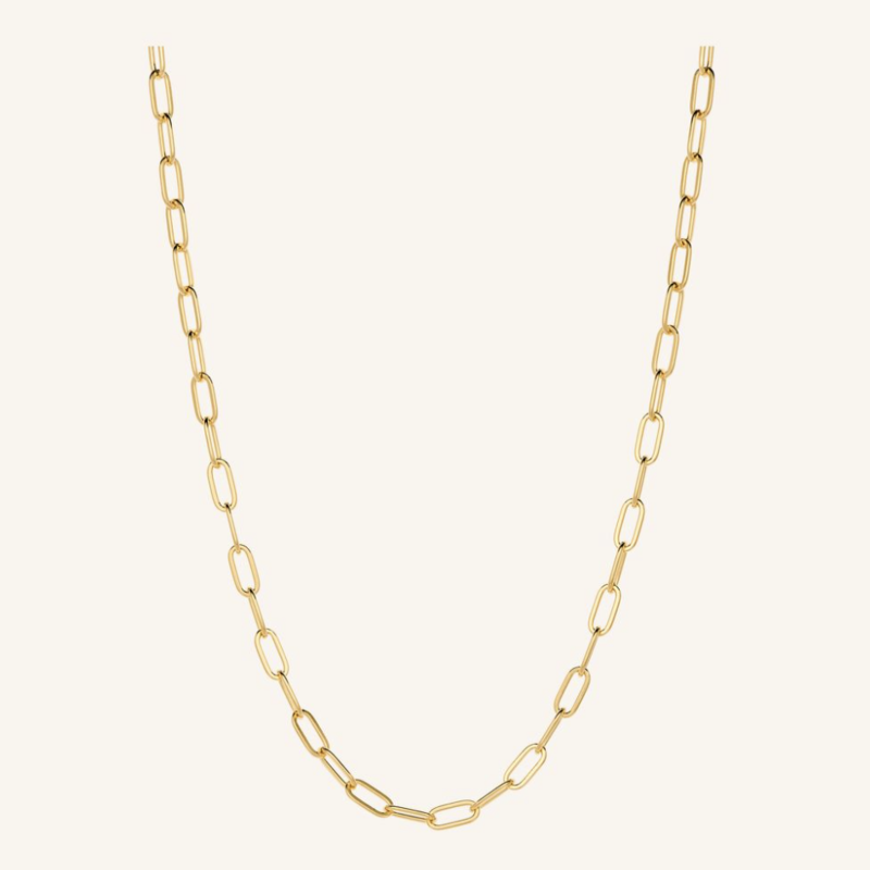 Pernille Corydon Jewellery Pernille Corydon Jewellery ketting n-588-gp Esther necklace recycled silver / gold plated 45 cm