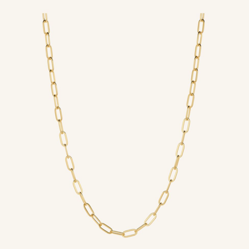 Pernille Corydon Jewellery Pernille Corydon n-588-gp Esther necklace recycled silver / gold plated 45 cm