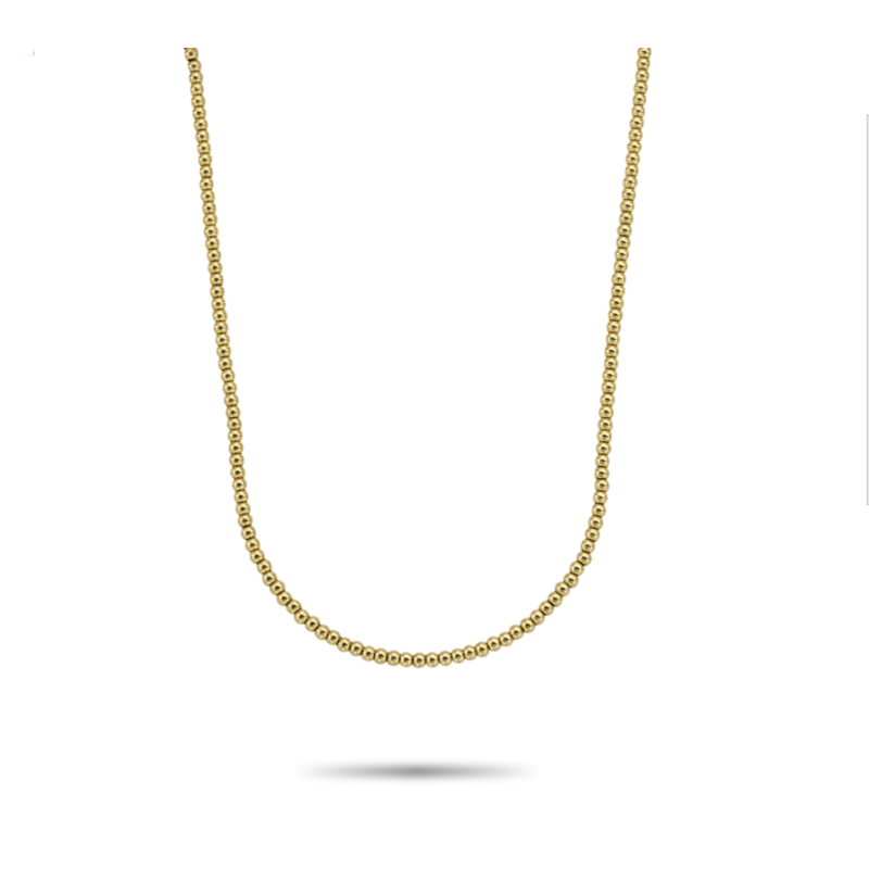 Rebel & Rose Rebel & Rose ketting RR-NL044-G necklace Yellow gold only 3 mm