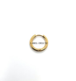 Deluxe oorbellen creolen P.S Mbb58884 15MM Ø12 mm  goud