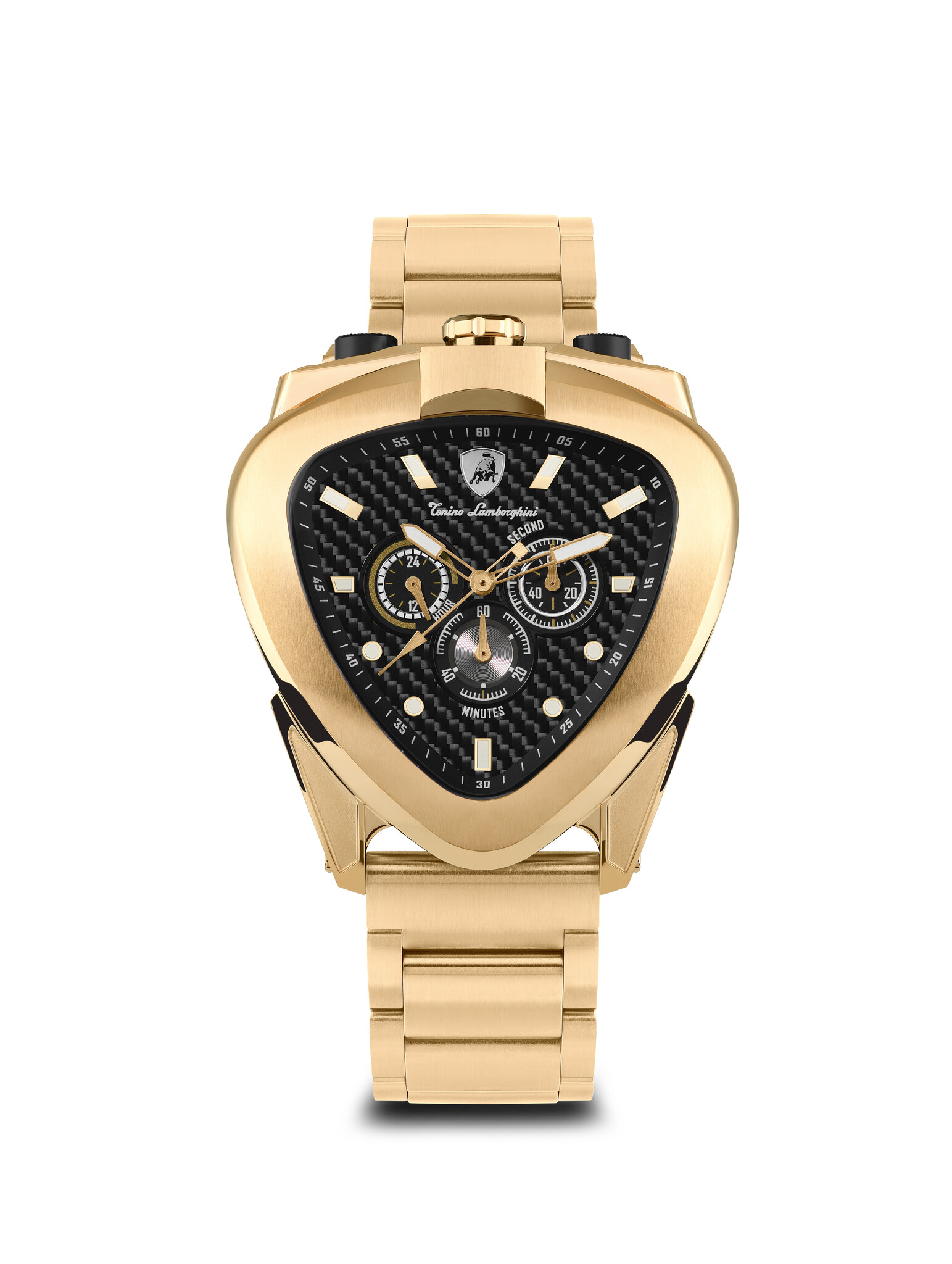 Tonino Lamborghini T20CH B B SPYDER 12 H YELLOW GOLD 46.5 x 53 mm heren horloge Label Deluxe Bijoux horloges
