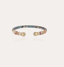 Gas Bijoux Gas Bijoux Armband  648371 Sari Bis Bracelet acetate grey multico gold 14,5 cm