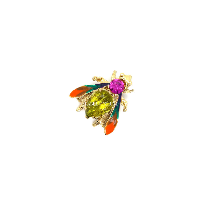 Gas Bijoux Jewelry Gas Bijoux broche 495925 Mouche Brooch gold 3,5 by 3 cm