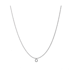 Day & Eve by Go Dutch Day & Eve ketting N3816-1 Open drop necklace zilver