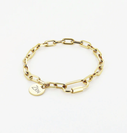 Zag Bijoux Zag Bijoux armband SBS13721-01UNI Charm Zen Bracelet gold 18,5 CM