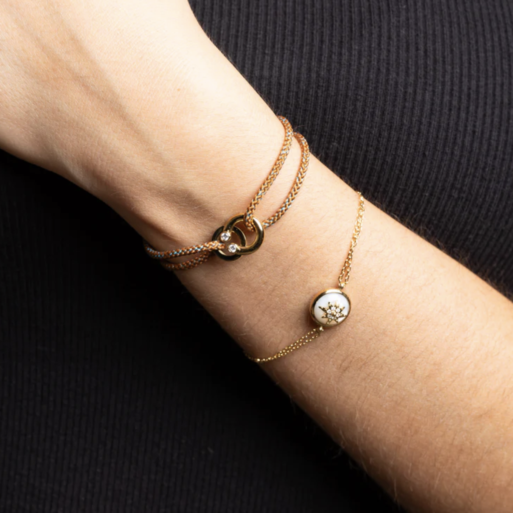 Zag Bijoux Zag Bijoux armband SBS21921-01CFE Evelyne bracelet gold 15 + 3 CM