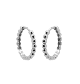 Karma Jewelry Karma Jewelry Oorbellen H351 earrings hinged hoops Lisa 925 zilver 18 MM