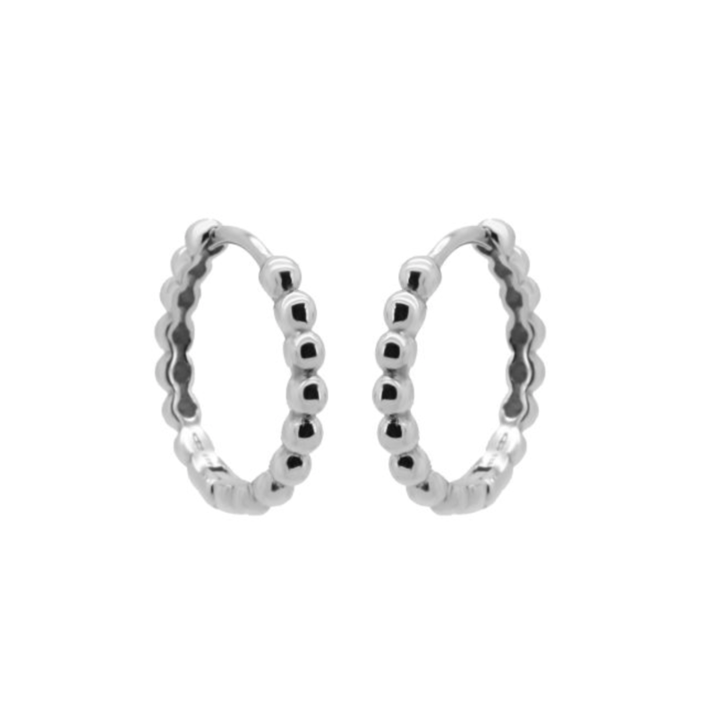 Karma Jewelry Karma Jewelry Oorbellen H351 earrings hinged hoops Lisa 925 zilver 18 MM