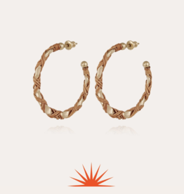Gas Bijoux Jewelry Gas Bijoux oorbellen 633315 Bako hoop earrings small size gold 55 years collection