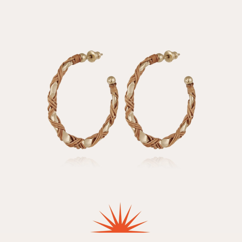 Gas Bijoux Jewelry Gas Bijoux oorbellen 633315 Bako hoop earrings small size gold 55 years collection