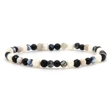 Karma Jewelry Karma Jewelry armband 84519EL Bracelet crystal beads xxs elastic 4 MM