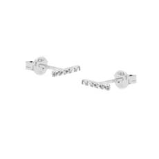 Karma Jewelry Karma Jewelry oorbellen R141S zirkonia earstuds Diana 925 silver