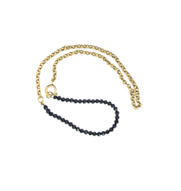 Bauer Basics Bauer Basics Ketting Onyx goud 45 CM
