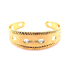 An-Nee An-nee armband BRG-TRESSE Bracelet Tresse gold 2 CM