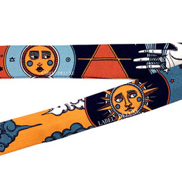 An-Nee An-nee sjaal B2-LIBRA brown grey signs 2 CM