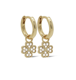 Karma Jewelry Karma Jewelry oorbellen A132 Hinged hoops Mandy clover 12 MM