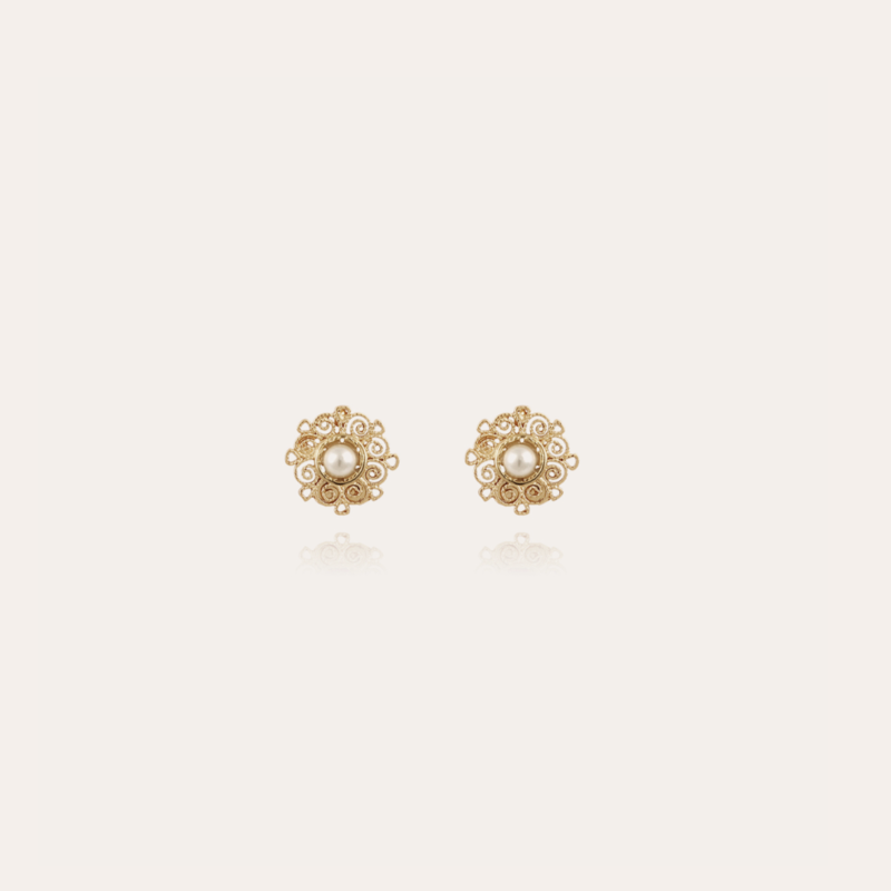 Gas Bijoux Jewelry Gas Bijoux 551533 Yuca studs earrings pearl gold