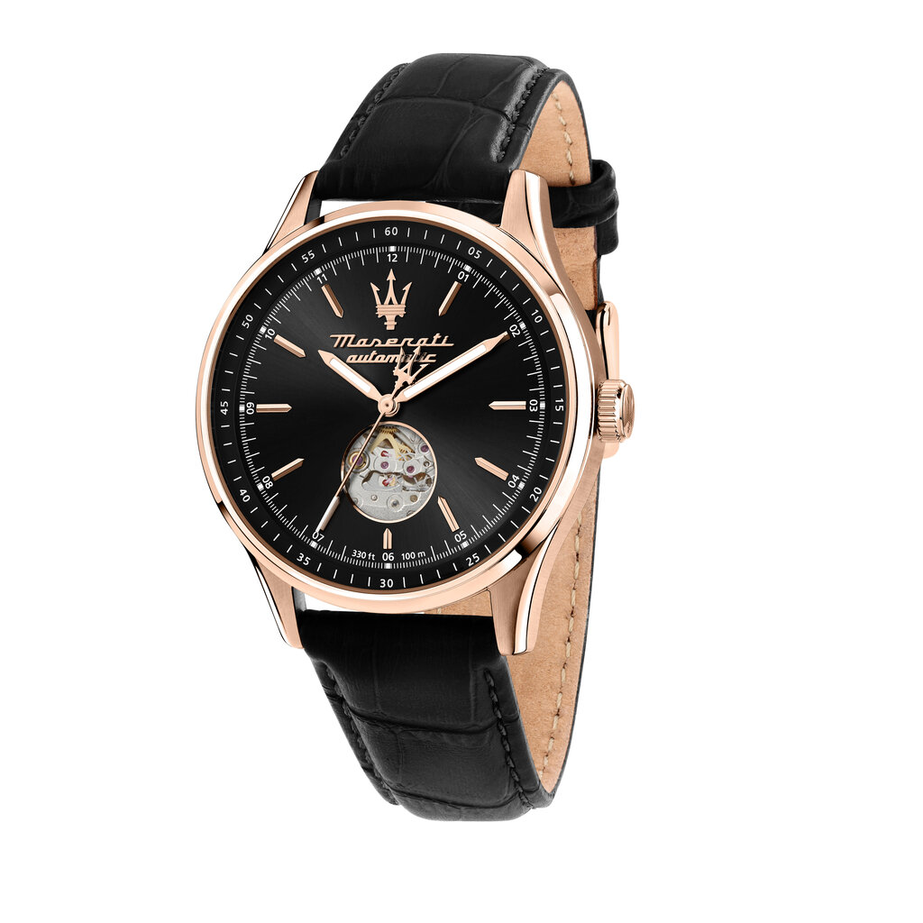 Maserati Maserati R8821124001 Sorpasso Automaat (rosé goud/zwart) 42 mm heren horloge