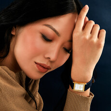 Philip Watch Philip Watch R8251820501 Chaux de Fonds Cioccolatino (goud/wit) 34/24,7 mm Swiss Made dames horloge