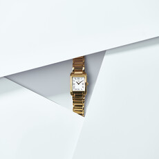 Philip Watch Philip Watch R8253820502 Museum (goud/wit) 34/24.7 mm Swiss Made dames horloge