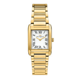 Philip Watch Philip Watch R8253820502 Museum (goud/wit) 34/24.7 mm Swiss Made dames horloge