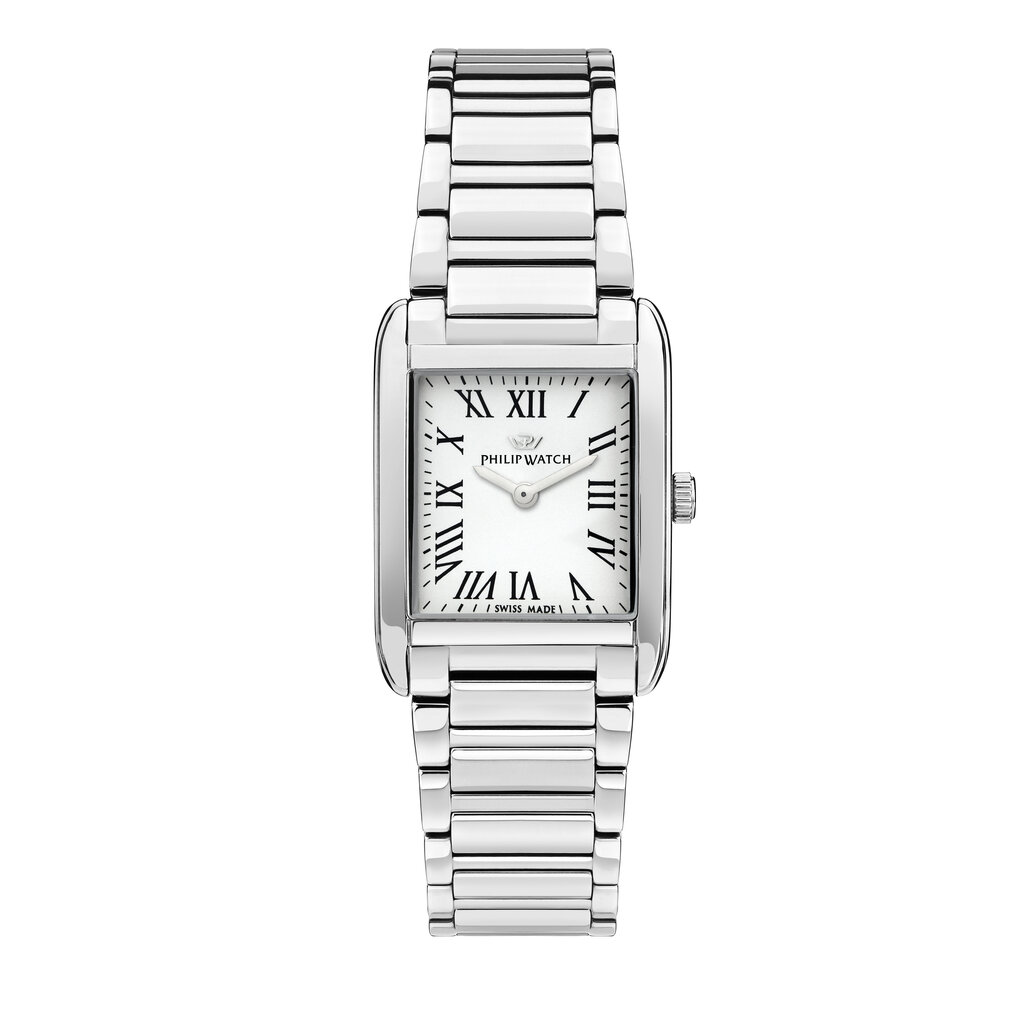 Philip Watch Philip Watch R8253820503 Museum (zilver/wit) 34/24.7 mm Swiss Made dames horloge