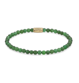 Rebel & Rose Rebel & Rose armband RR-40106-G-S kralen groen 4MM