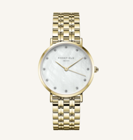 Rosefield Rosefield Horloge UWGSG-U31 the upper east side Crystal MOP gold 31 MM