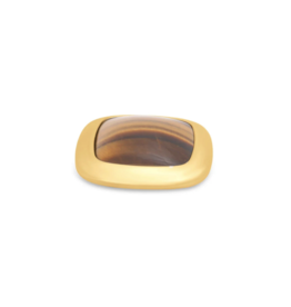 Melano Jewelry Melano Kosmic Stones KM06GD28158 gem square tiger eye 28 MM