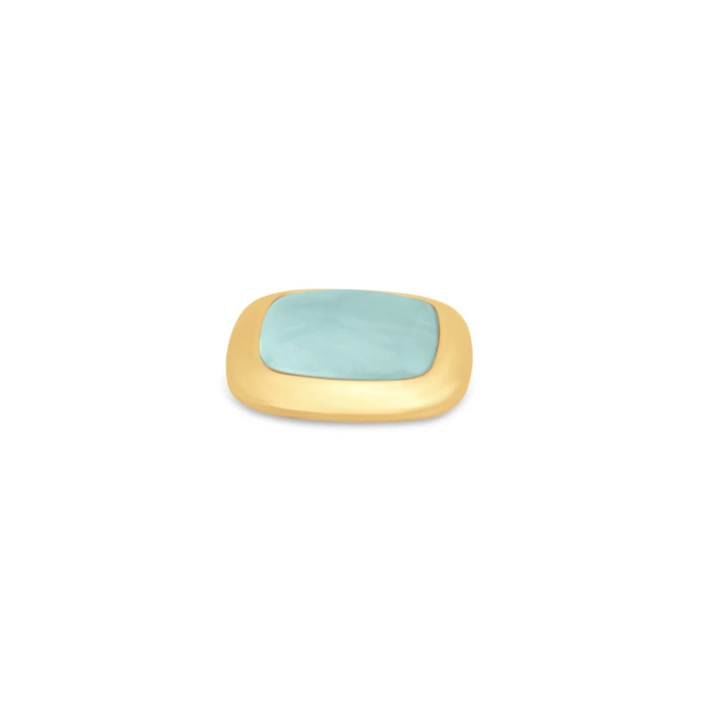 Melano Jewelry Melano Kosmic Stones KM06GD22272 gem square amazonite 22MM