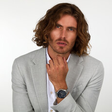 Maserati Maserati R8873640025 Sfida Chronograph watch ( zilver / blauw ) 44 MM heren horloge