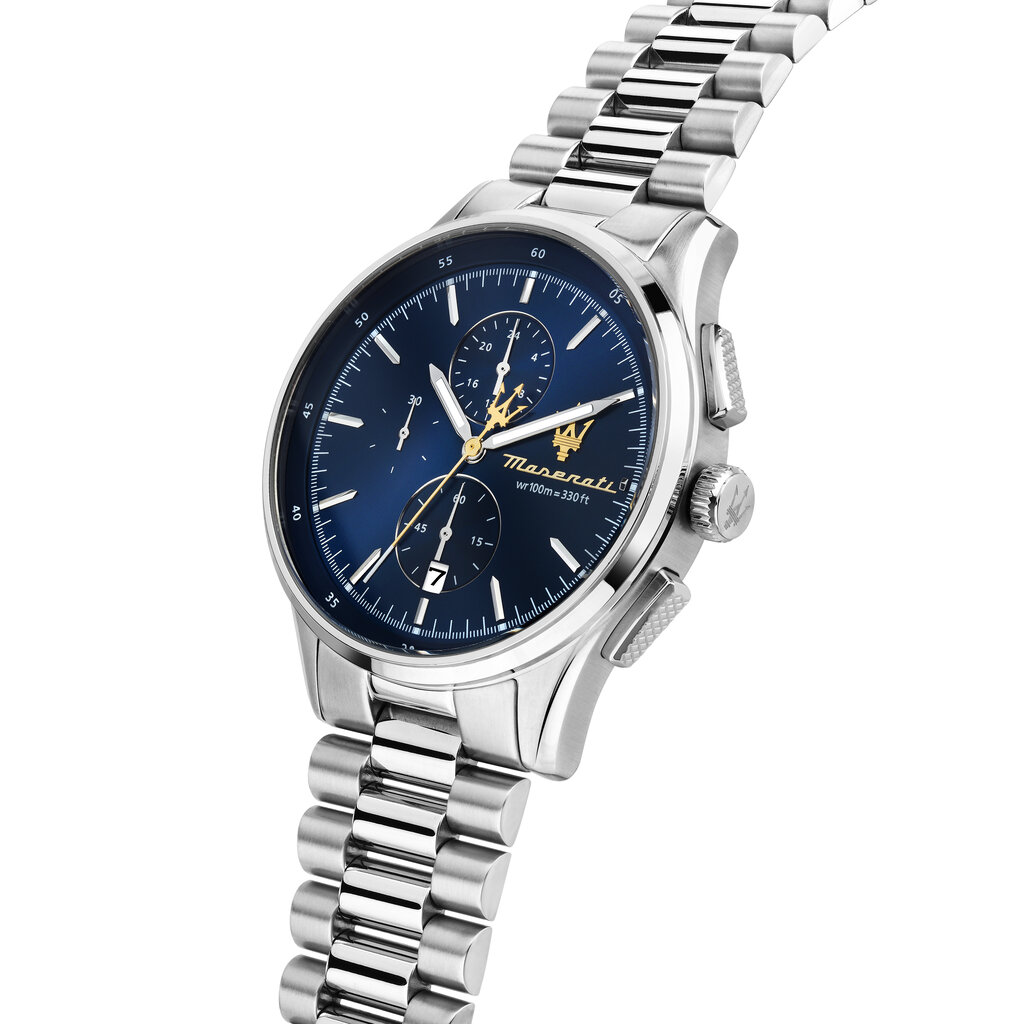 Maserati Maserati R8873624004 Sorpasso Chronograph watch ( zilver / blauw ) 42 MM heren horloge