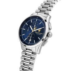 Maserati Maserati R8873624004 Sorpasso Chronograph watch ( zilver / blauw ) 42 MM heren horloge