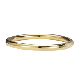 Rose & Camellia Rose & Camellia armband 6957 Bracelet Round bangle stainless steel gold