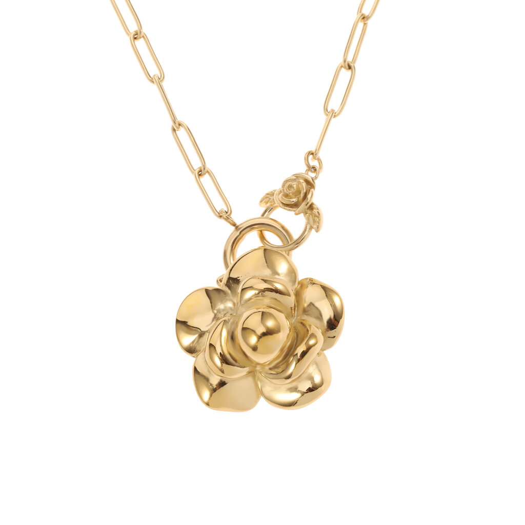 Rose & Camellia Rose & Camellia ketting 8951 Necklace Roses Vintage gold 68.5 CM