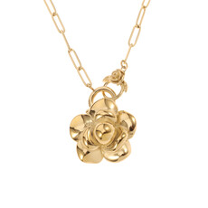 Rose & Camellia Rose & Camellia ketting 8951 Necklace Roses Vintage gold 68.5 CM