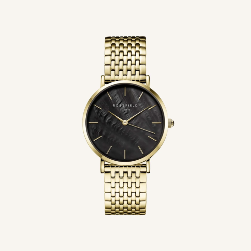 Rosefield Rosefield horloge UBGSG-U35 watch Upper East Side Black Gold 33 MM