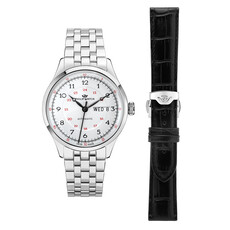 Philip Watch Philip Watch R8223225001 Museum (zilver/wit) 40 mm Swiss Made heren horloge