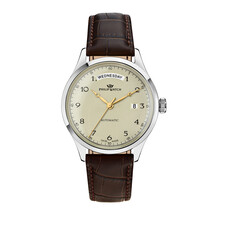 Philip Watch Philip Watch R8221225001 Museum (zilver/champagne) 40 mm Swiss Made heren horloge