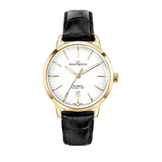 Philip Watch Philip Watch R8221180018 Sunray (goud/champagne/wit) 41 mm Swiss Made heren horloge