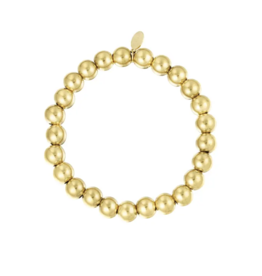 Yehwang Armband 74062 Bracelet Dots big gold 7 MM - 17.5 CM